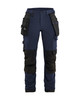Women's 4-Way Stretch Work Pants Dark navy/Black | DARK NAVY/BLACK