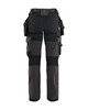 Women's 4-Way Stretch Work Pants Dark navy/Black | DARKGREY/BLACK