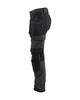 Women's 4-Way Stretch Work Pants Dark navy/Black | DARKGREY/BLACK