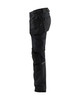 Women's 4-Way Stretch Work Pants Dark navy/Black | BLACK