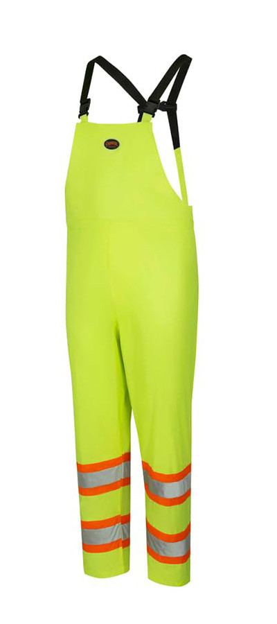 Pioneer Hi-Viz 150D Lightweight Waterproof Safety Bib Pant