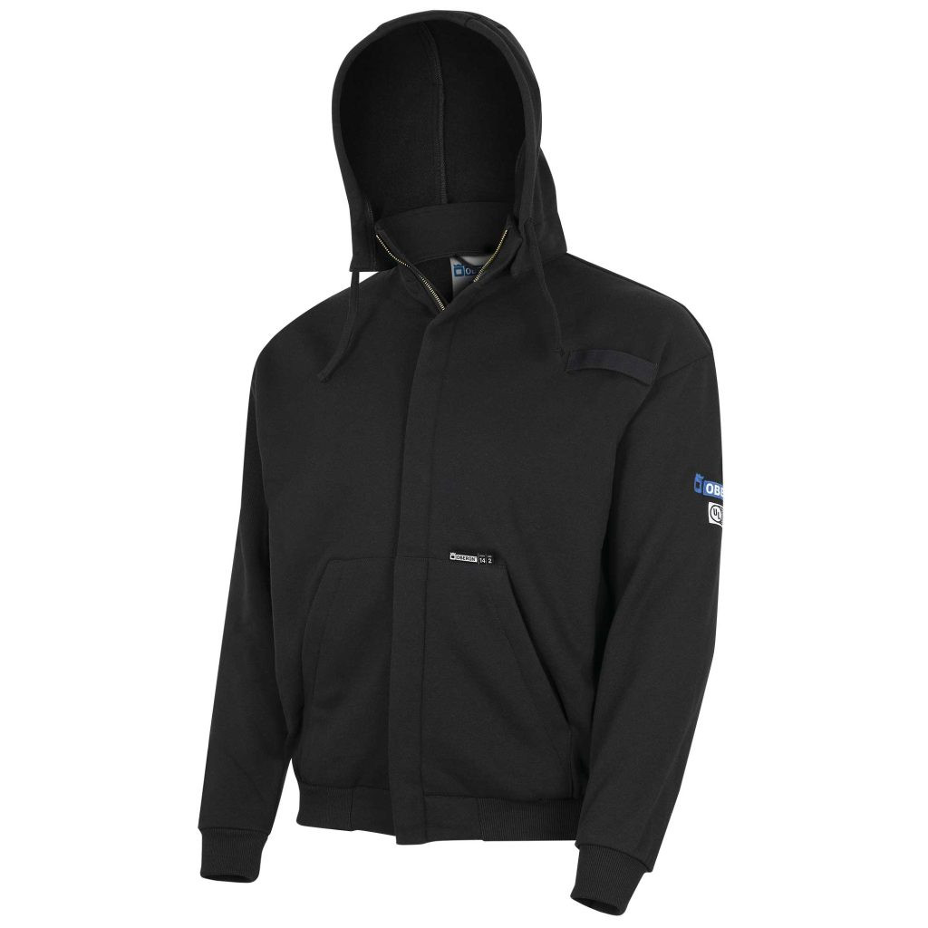 OBERON Flame Resistant Heavyweight 14 Cal Arc-Rated Cotton Zip-Up