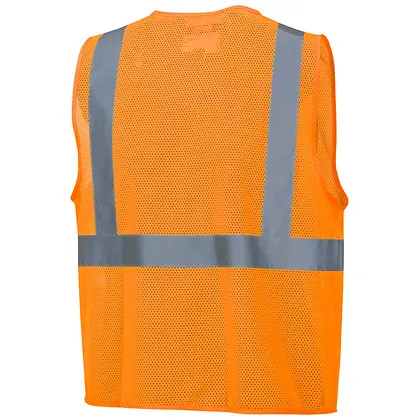 Pioneer Mesh Safety Vest with NO Pockets | SafetyWear.com