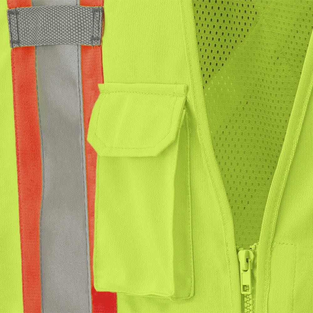 Pioneer Zip-Up Snap Break Away Safety Vest | SafetyWear.com