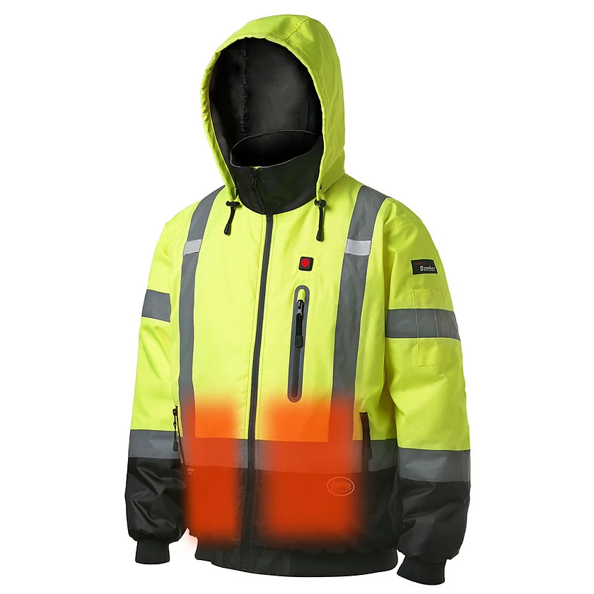 Pioneer 300D Oxford Poly Waterproof Heated Bomber Jacket
