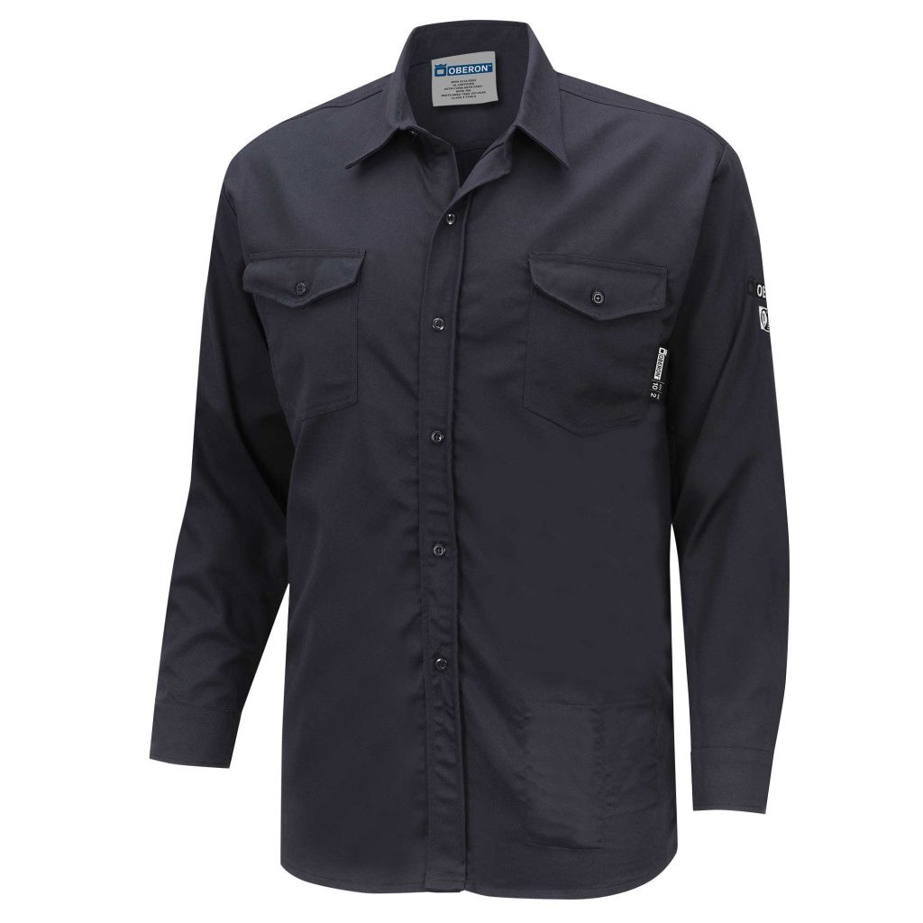 OBERON Flame Resistant Lightweight 10 Cal Arc Rated Work Shirt