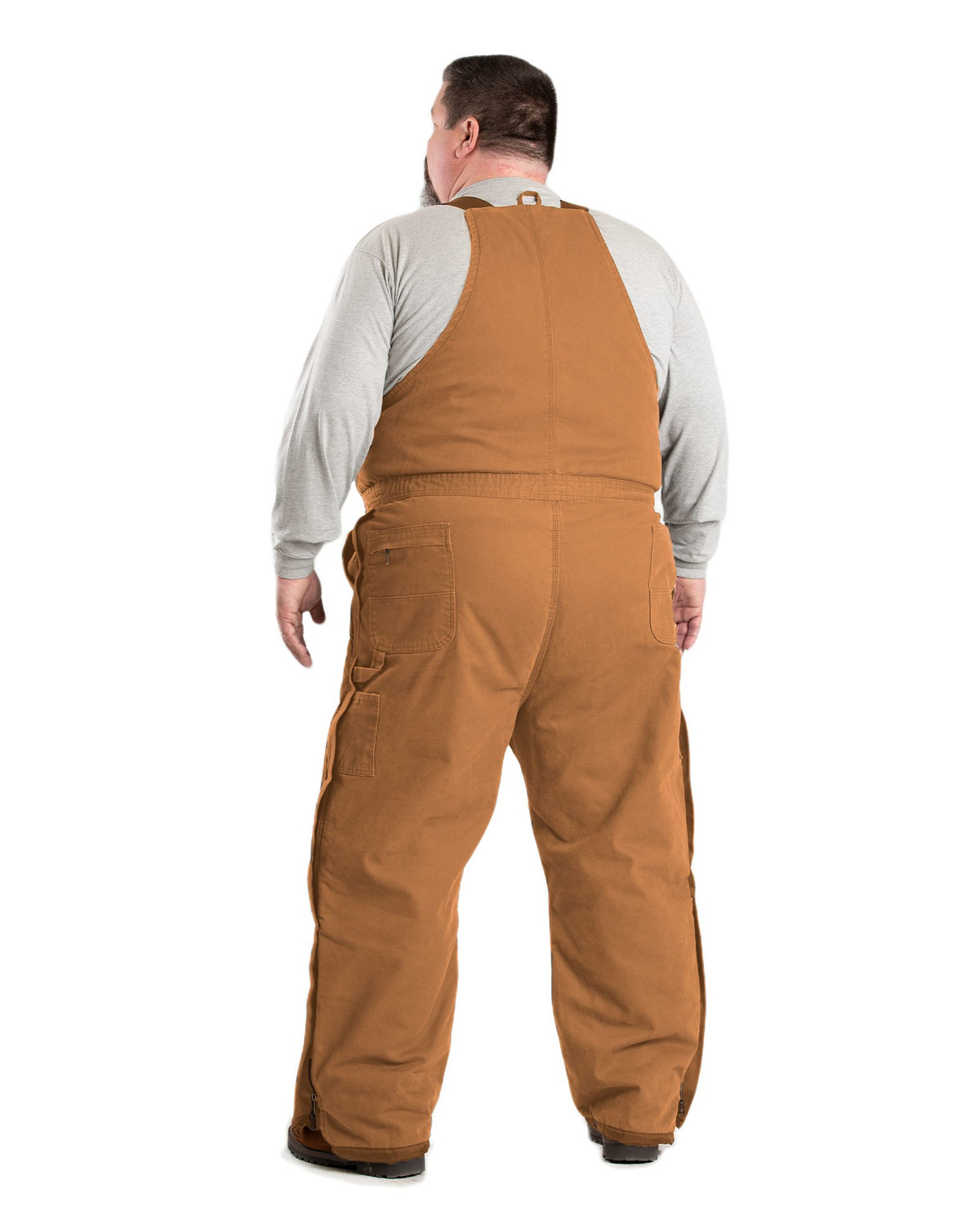 BERNE B377 Heartland Insulated Washed Duck Bib Overall
