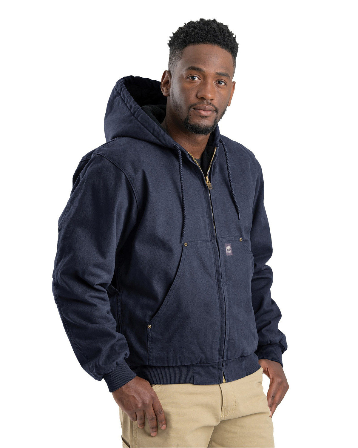 BERNE HJ375 Heartland Washed Duck Hooded Work Jacket | SafetyWear.com