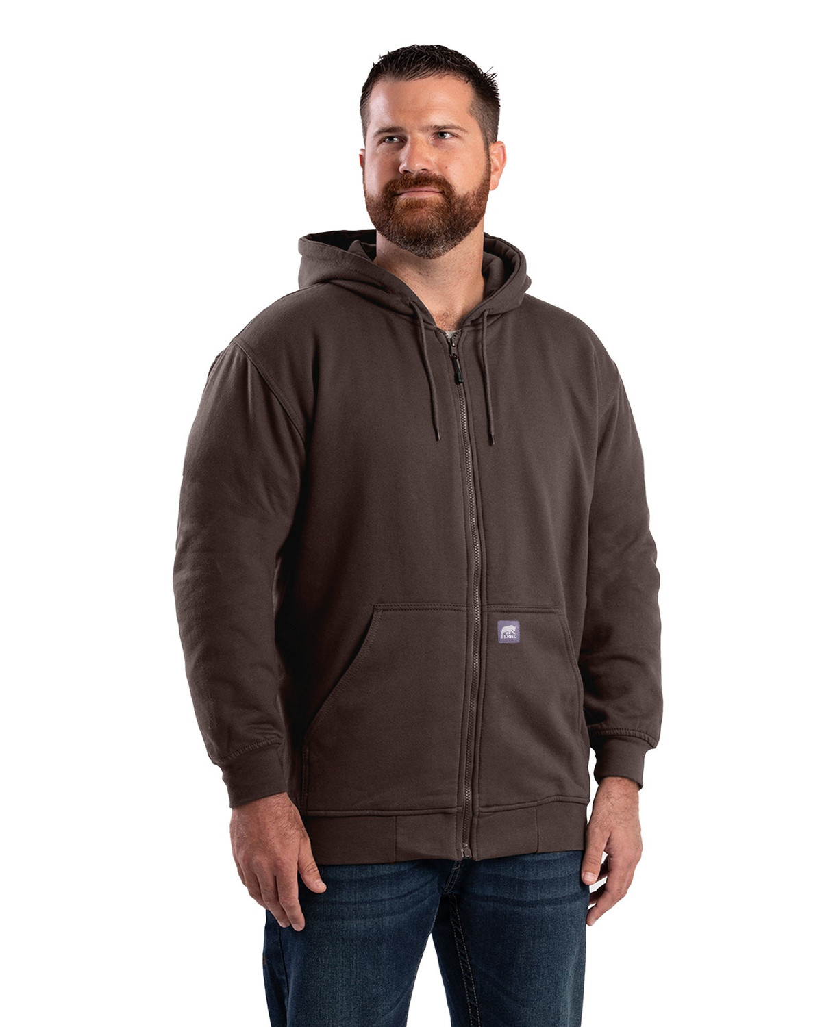 BERNE SZ101 Heritage Thermal-Lined Full-Zip Hooded Sweatshirt