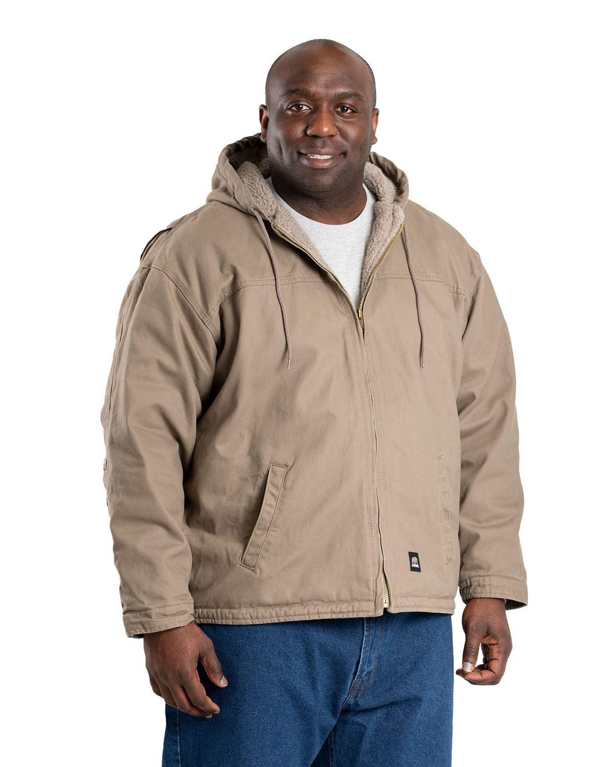BERNE HJ626 Heartland Washed Duck Hooded Work Coat - Safetywear.com