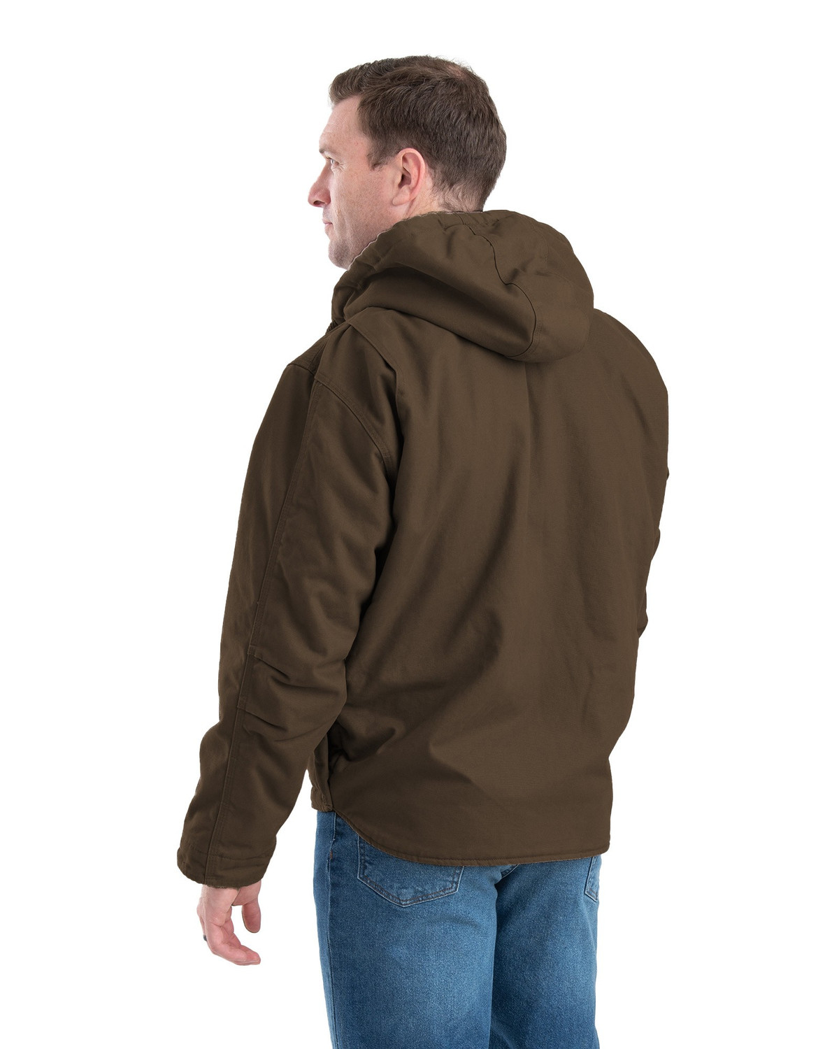 BERNE HJ626 Heartland Washed Duck Hooded Work Coat - Safetywear.com
