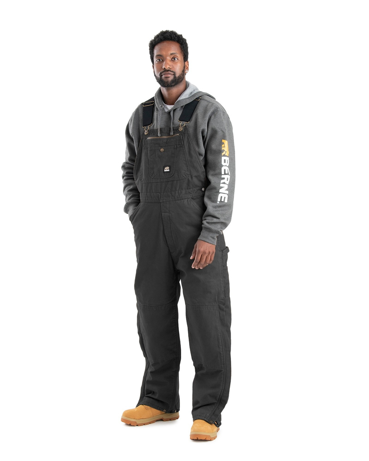 BERNE B213 Heartland Insulated Washed Traditional Duck Bib