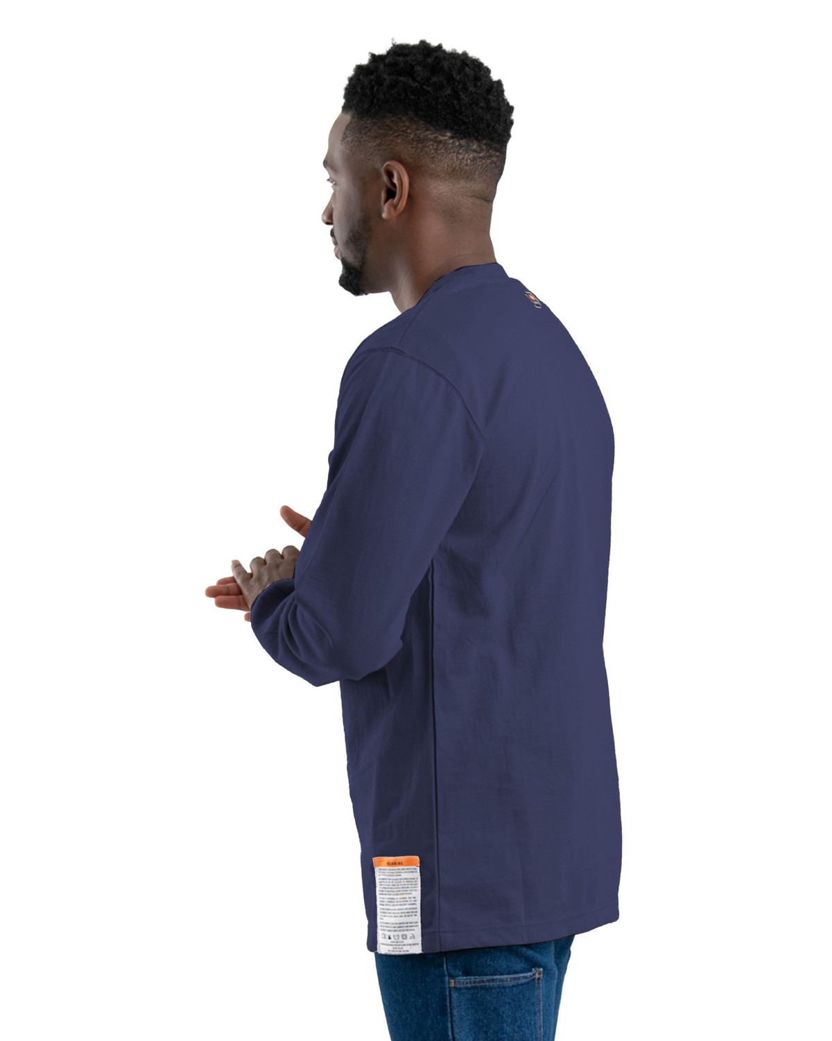 BERNE FRK11 Flame Resistant Crew Neck Pocket Tee - Safetywear.com