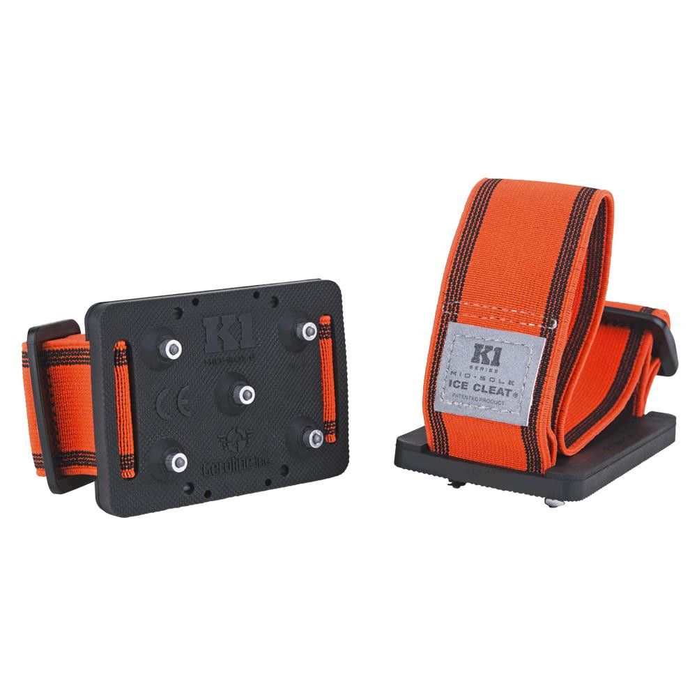 K1 Series V9770250 Mid Sole Low Profile Ice Cleat - Hi-Viz Strap