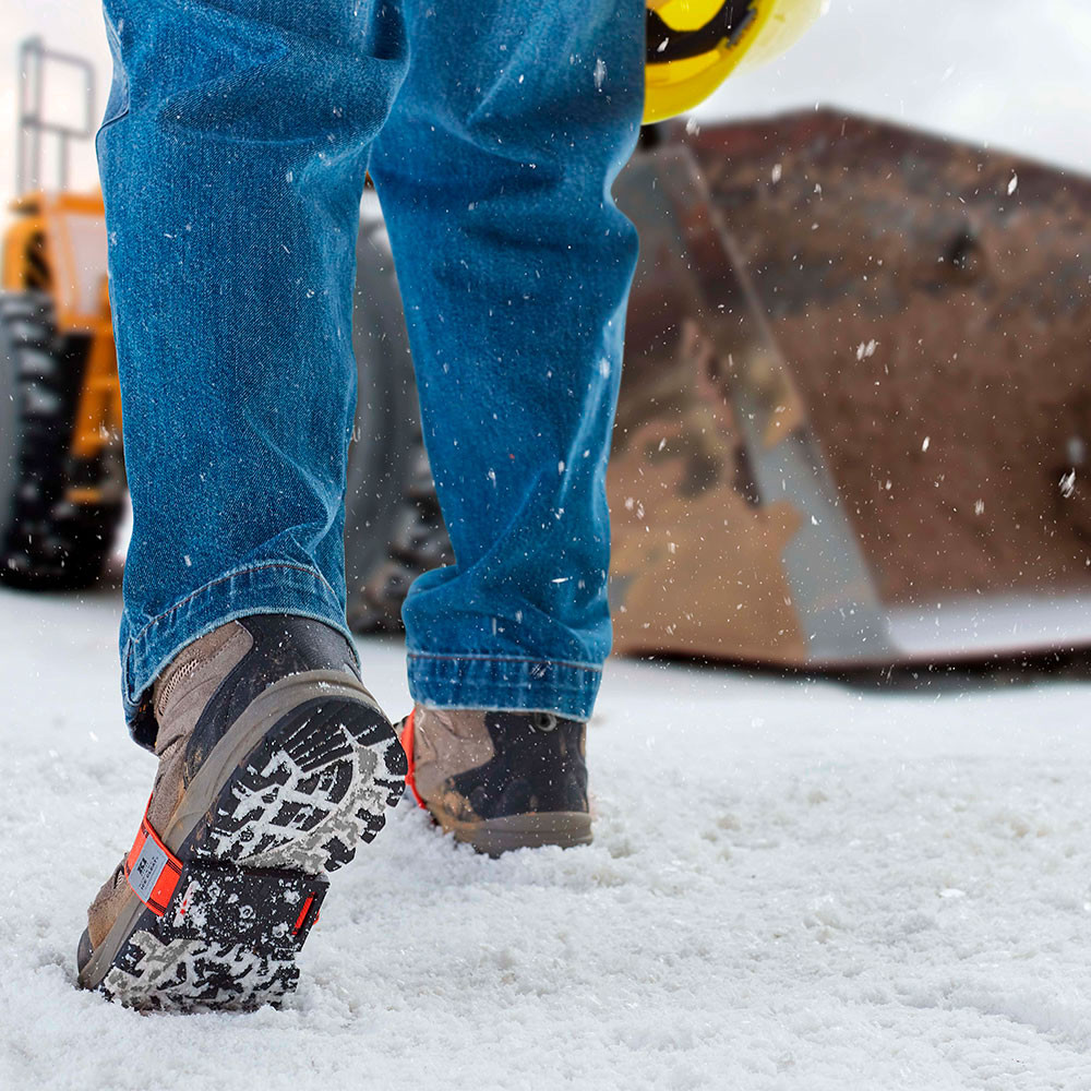 K1 Series V9770250 Mid Sole Low Profile Ice Cleat - Hi-Viz Strap