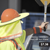 Sun's Out. Hard Hat's On. Meet the Hi-Vis Hard Hat Sun Shade.