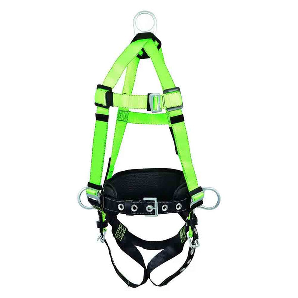 PeakWorks Full-Body Contractor Lightweight Safety Harness w/ Grommeted Leg Straps  | SafetyWear.com