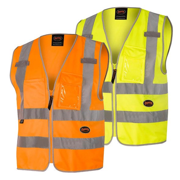 Pioneer V10251 Multi-Pocket Safety Vest | SafetyWear.com