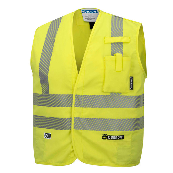 Oberon Flame Resistant 10 Cal Arc-Rated Safety Vest | SafetyApparel.ca