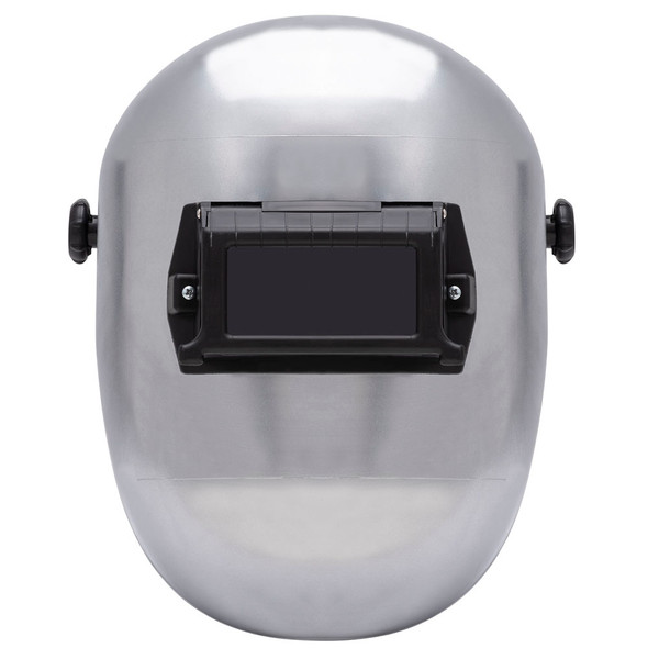 Jackson Safety 14313 280PL Lift Front Passive Welding Helmet - Silver with Non-Slotted Hard Hat Adapter | SafetyWear.com