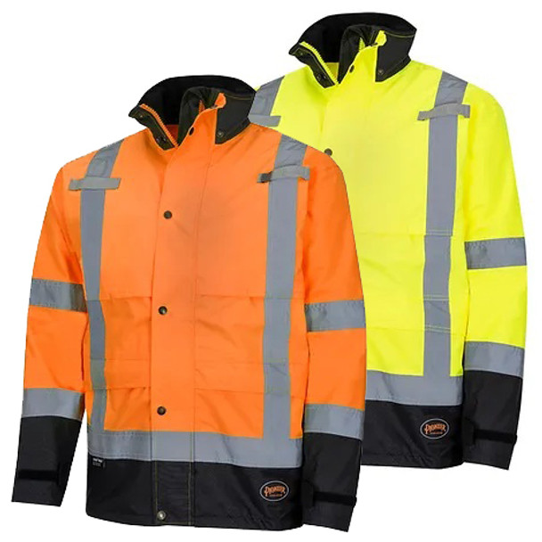 Pioneer V12002 Ripstop Waterproof Safety Jacket | SafetyWear.com