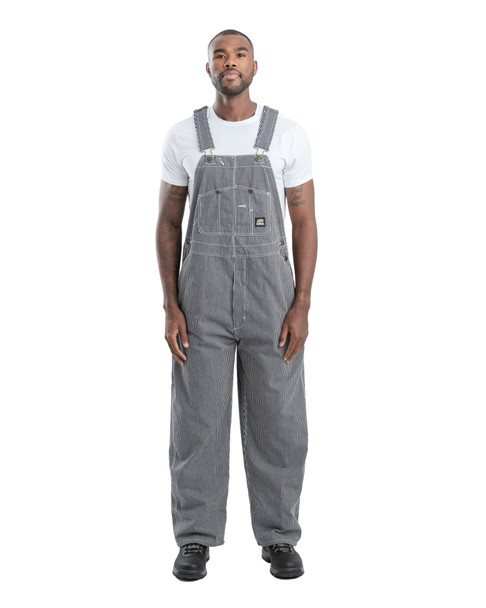 BERNE B1214 Heritage Unlined Hickory Stripe Bib Overall