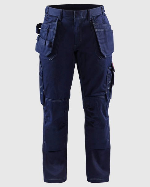 BLAKLADER 7136 Women's FR Pants With Utility Pockets | Navy Blue