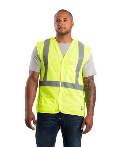 BERNE HVV045 Hi Vis Class 2 Easy-Off Vest - Safetywear.com