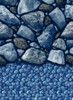 Above Ground Pool Liner - Boulder Beach - 26 Mil - 52" Depth - Uni-Bead
