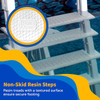 Deluxe Heavy-Duty Deck Mount Above Ground Pool Ladder-NE1175