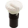 Waterway Plastics 1" Top Access Silent Air Control, Scalloped Gray - 660-3567