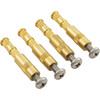 AquaStar Pool Products Brass Inserts W/Ss Screws, Set Of 4, For Suction Retrofits - BIK4