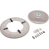 AquaStar Pool Products Drain Cover,Vgb Univ.Retro-Fit,10" W/ 8" Retro Frame,White - A10RCFRV101