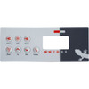 Gecko TSC-8-GE2 Overlay Label,7-Button, P1, P2, Bl, Lt, Sspa-Hs - 9916-100331