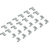 Generic Right Angle Fem Disc, Bare 22-18Awg .250" Tab (Pkg 25) -