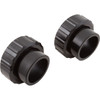 Hayward Pool Products Flush Union Connectors,1.5"S X2"Spg (Set Of 2) - SP1500UNPAK2C