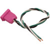 Hydro Quip Receptacle, Pump 2, 1 Speed, Molded, Pink, 14/3 - 09-0024C-A