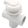 Balboa Water Group/ITT Hydroflow 2" 3-Way Valve Assy, White - 11-4000-WH