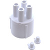 Waterway Plastics Manifold, 1" S X (4) 3/8" Barbs (2) Plugs - 672-4040