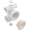 Waterway Plastics Poly Jet Body, 1"Ax1-1/2"Wx1/2"Plug - 210-5860