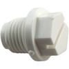 Praher Canada Ltd 1/4"Plug (Abs) White, 1-1/2" & 2" Valves - E-15-S1