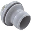 Infusion Pool Products Inlet Fitting, Venturi, Self-Aligning Slip, Light Gray - VRFSASLG