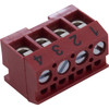 Zodiac Pool Systems Terminal Bar, 4 Pin, Red - 6609