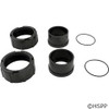 Zodiac/Jandy/Laars Coupling Nut Kit,W/Compression Ring&Gasket(Set/2) - R0327300