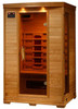 Coronado - 2-Person Hemlock Infrared Sauna with 5 Ceramic Heaters