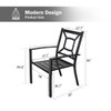 Outdoor Metal Dining Chairs - Set of 4