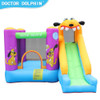 Inflatable Dog Bounce House with Slide and 450W Air Blower