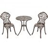 3 Pc Cast Aluminum Bistro Set