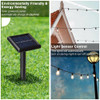 Solar string lights with 15 led bulbs