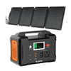 FlashFish 200W Portable Power Station - 40800mAh Solar Generator with 60W 18V ETFE Portable Solar Panel